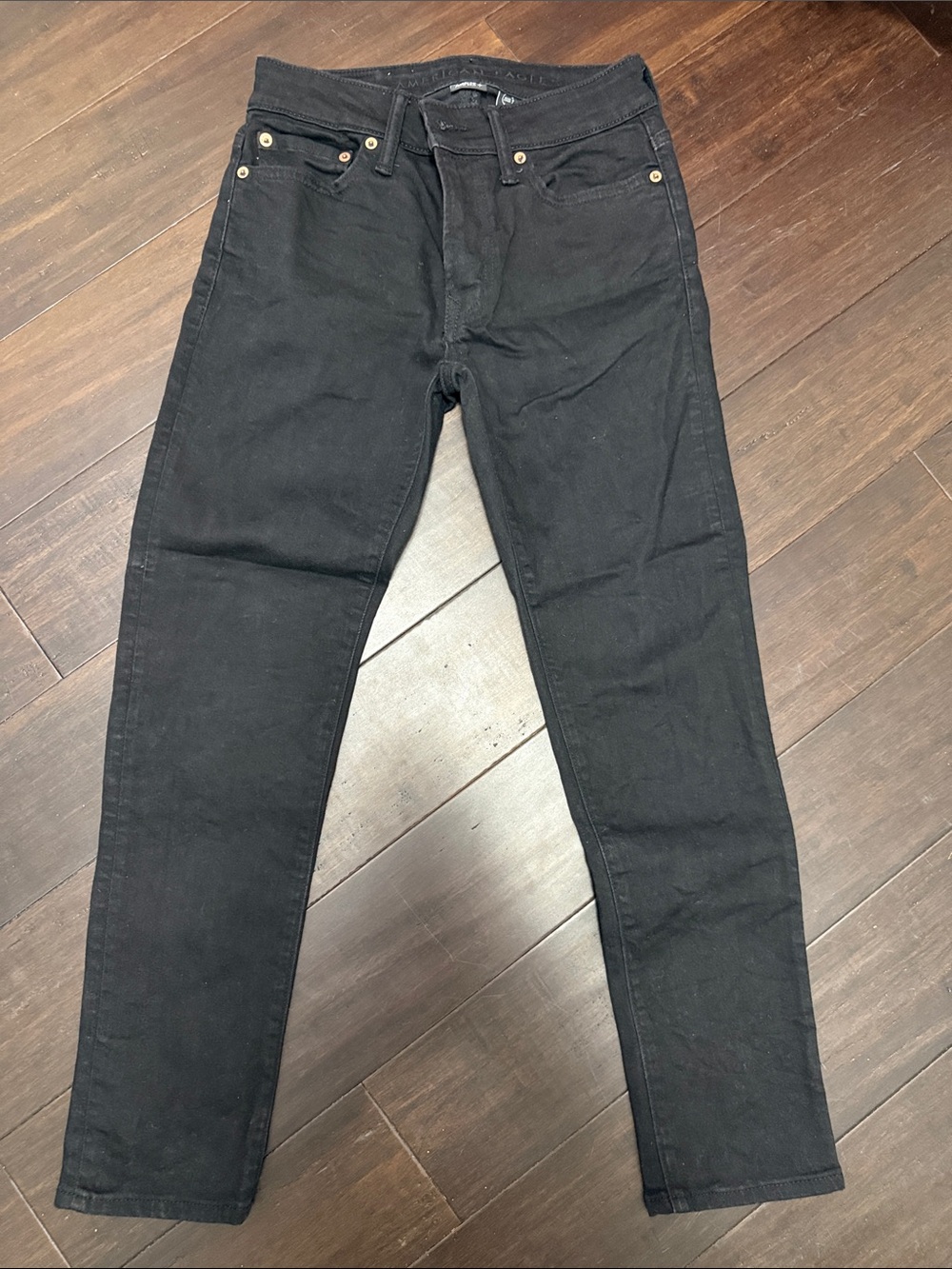 American Eagle Airflex+ Black Slim Jeans